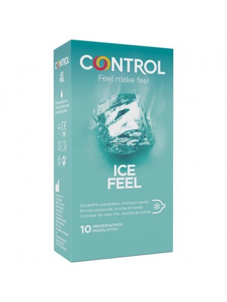 Control Ice Feel Preservativos Efecto Frio 10 Unidades - Comprar Condones especiales Control - Preservativos especiales (1)