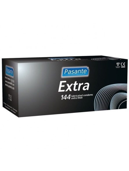 Pasante Extra Preservativo Extra Gruesos 144 Unidades - Comprar Condones naturales Pasante - Preservativos naturales (1)