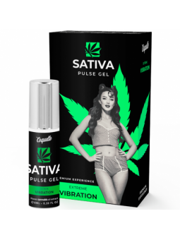 Coquette Pulse Gel Sativa Vibración Extrema Premium 6 ml - Comprar Gel aceite cannabis Coquette - Libido & orgasmo femenino (1)