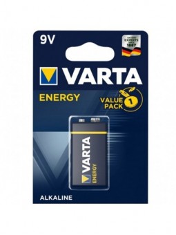 Varta Energy Pila Alcalina 9V Lr61 Blister*1 - Comprar Pilas y baterías Varta - Pilas & baterías (1)