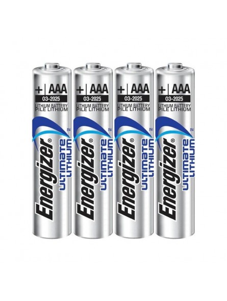Energizer Ultimate Lithium Pila Litio Aaa L92 Lr03 1,5V Blister*4 - Comprar Pilas y baterías Energizer - Pilas & baterías (2)