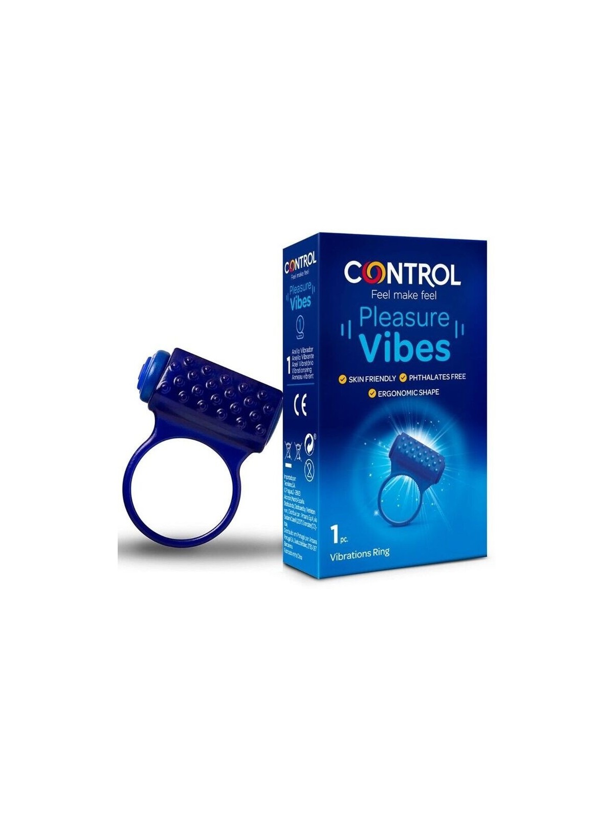 Control Pleasure Vibes Anillo Vibrador - Comprar Anillo vibrador pene Control - Anillos vibradores pene (1)