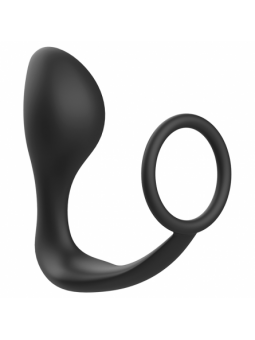 Addicted Toys Plug Anal Con Anillo Silicona Negro - Comprar Estimulador próstata Addicted Toys - Estimuladores prostáticos (1)