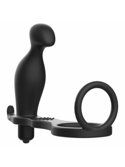 Addicted Toys Plug Anal Con Anillo Silicona Negro - Comprar Estimulador próstata Addicted Toys - Estimuladores prostáticos (1)