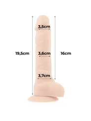 Cock Miller Arnés + Silicona Density Articulable Cocksil 19.5 cm - Comprar Arnés dildo sexual Cock Miller - Arneses sexuales (4)