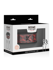 Begme Red Edition Collar Con Cadenas & Pinzas Pezones - Comprar Collar BDSM Begme Red Edition - Collares BDSM (6)