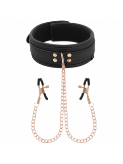 Coquette Fantasy Collar Con Pinzas Pezones - Comprar Collar BDSM Coquette - Collares BDSM (1)