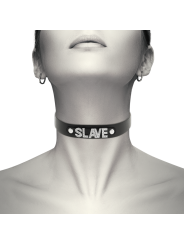 Coquette Choker Cuero Vegano Slave - Comprar Collar BDSM Coquette - Collares BDSM (3)