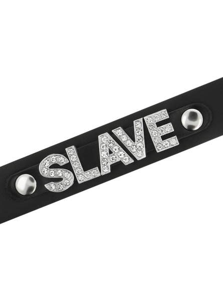 Coquette Choker Cuero Vegano Slave - Comprar Collar BDSM Coquette - Collares BDSM (2)