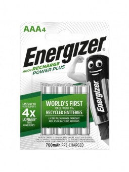 Energizer Pilas Recargables AAA 4 Blister - Comprar Pilas y baterías Energizer - Pilas & baterías (1)