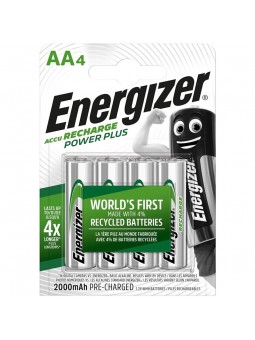 Energizer Pilas Recargables AA 4 Blister - Comprar Pilas y baterías Energizer - Pilas & baterías (1)