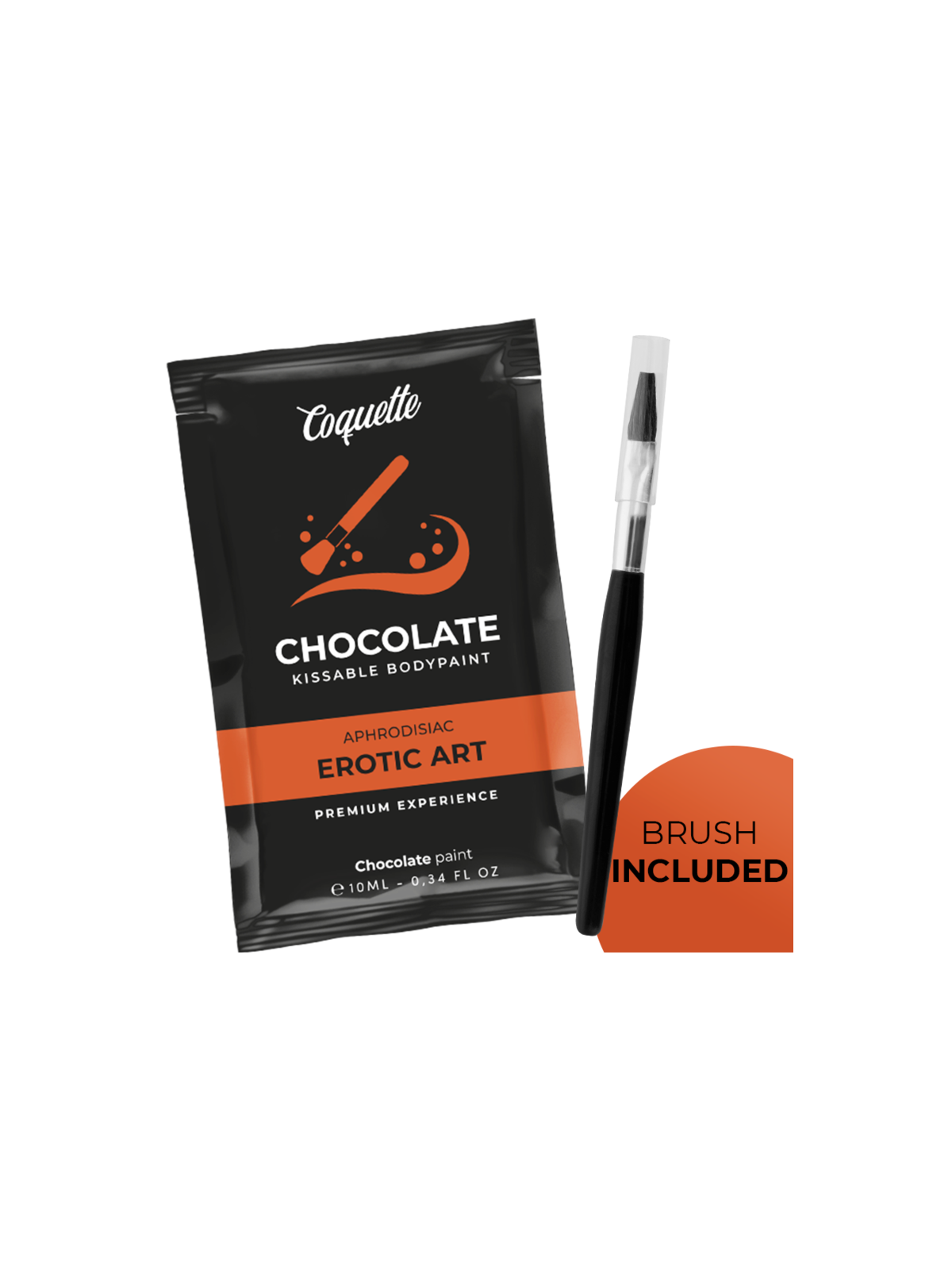 Coquette Pocket Chocolate Kissable Bodypaint 10 ml - Comprar Lubricante sabor Coquette - Cosmética erótica (1)