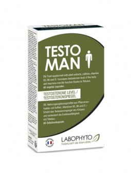 Testoman Complemento Alimenticio Testosterona 60 Cápsulas - Comprar Potenciador erección Labophyto - Potenciadores de erección (