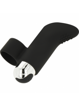 Ohmama Dedal Vibrador Texturado Recargable 8 cm Negro - Comprar Dedo vibrador Ohmama - Vibradores de dedo (1)