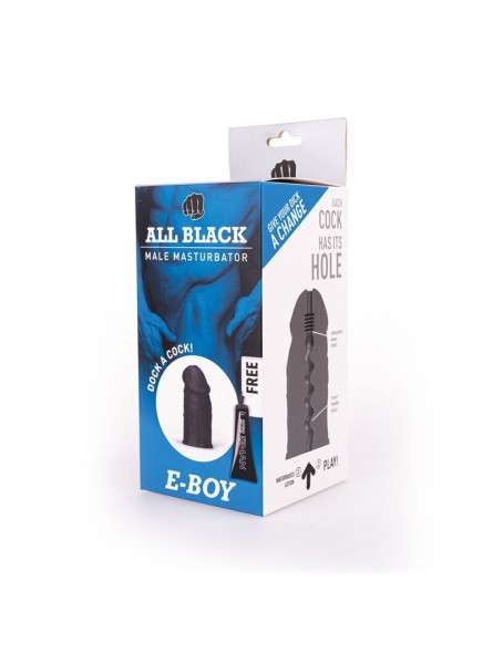 All Black Mastubador E-Boy - Comprar Huevo masturbador All Black - Huevos masturbadores (4)
