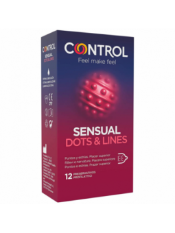 Control Sensual Dots Lines Puntos | Condones Estrías