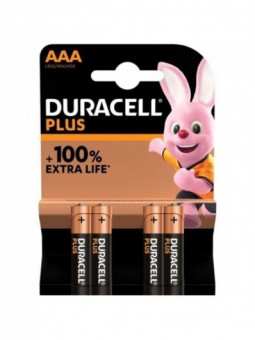 Duracell Plus Power 100 Pila Alcalina AAA LR03 *4 | Pilas