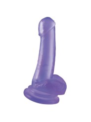 Basix Pene De Gelatina Succión 18 cm - Comprar Dildo realista Basix - Dildos sin vibración (1)