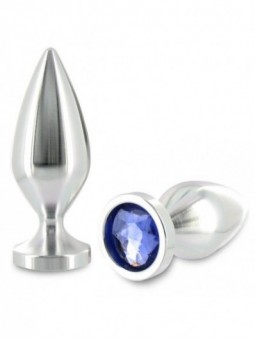 Metalhard Anal Plug Aliminum Cristal Grande | Joya Anal