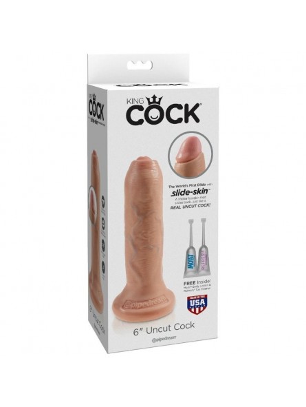 King Cock Dildo Realístico Uncut - Comprar Dildo realista King Cock - Dildos sin vibración (5)