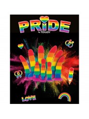 Pride Dildo Wave Bandera Lgbt 17 cm