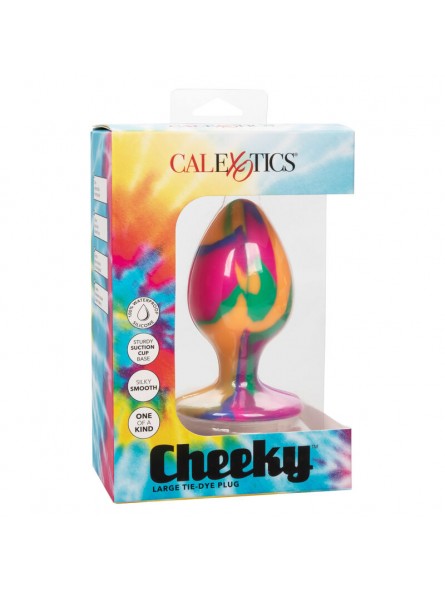 Calex Cheeky Large Tie-Dye Plug Anal