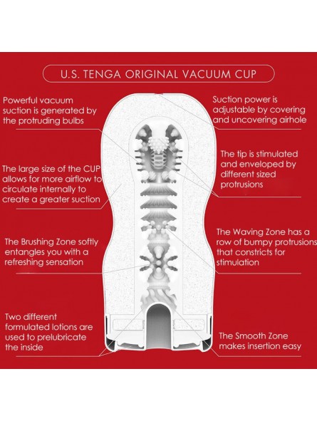Tenga U.S. Original Vacuum Cup Masturbador
