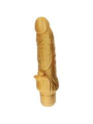 Get Real Gold Dicker Stim Vibrador Dorado