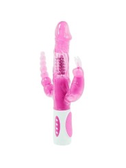 Baile Pretty Bunny Triple Vibrador Rotador - Comprar Conejito rotador Baile - Conejito rampante (1)