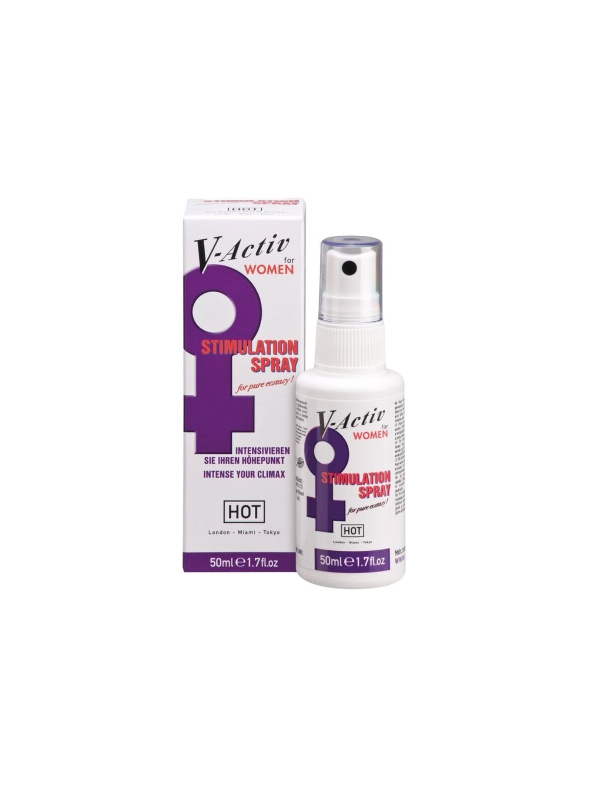 Hot V-Activ Spray Potenciador Mujer 50 ml
