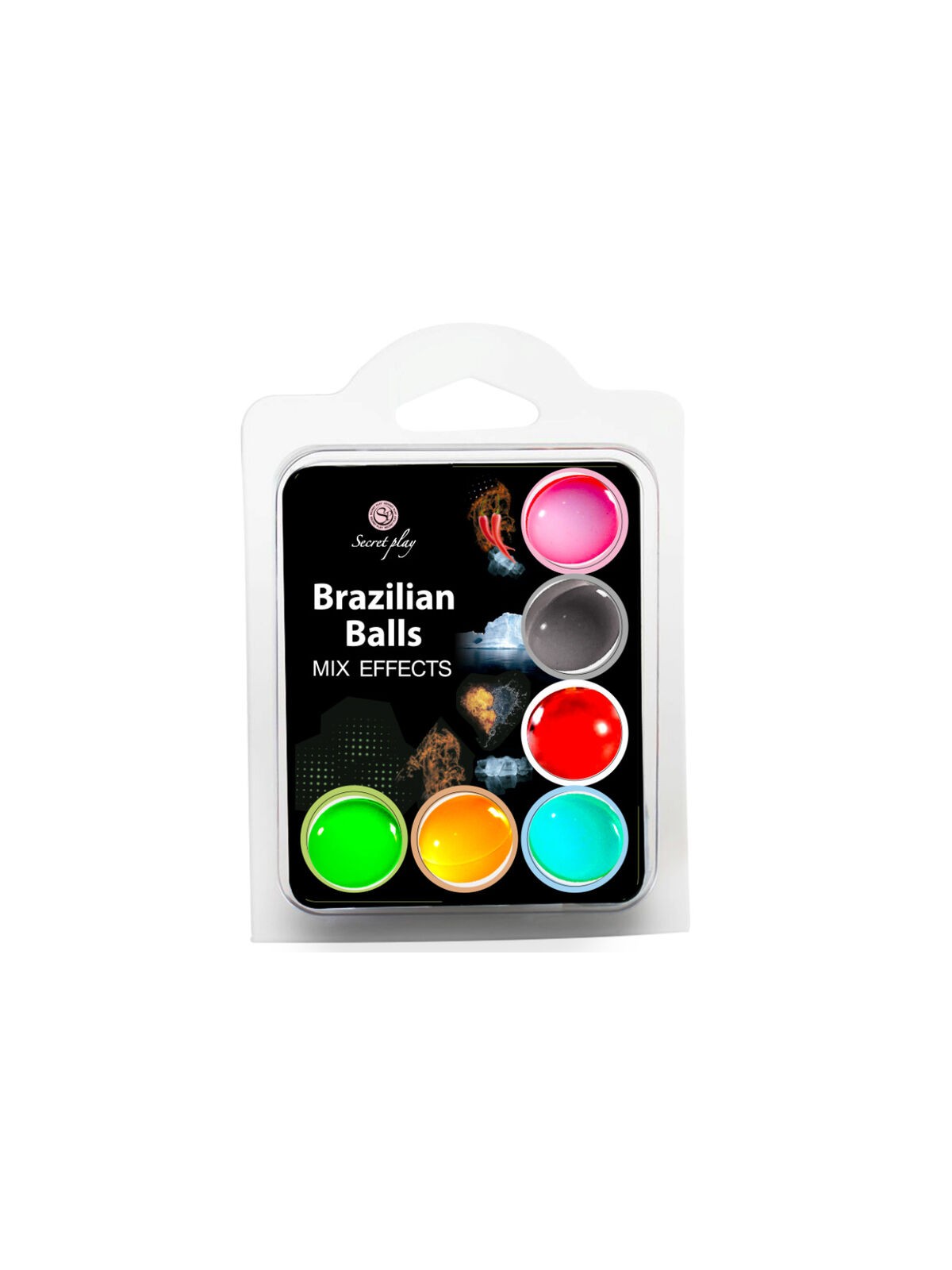 Secret Play Set 6 Brazilian Balls Mix Efectos