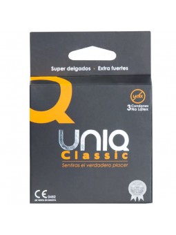 Uniq Classic Preservativos Sin Látex 3 uds