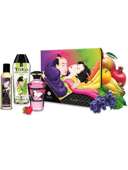 Kit Shunga Fruity Kisses Collection | Kit Masaje Erótico